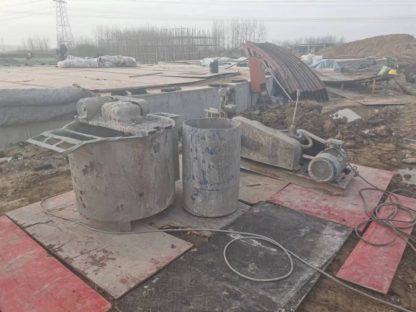 红毛镇回填土注浆