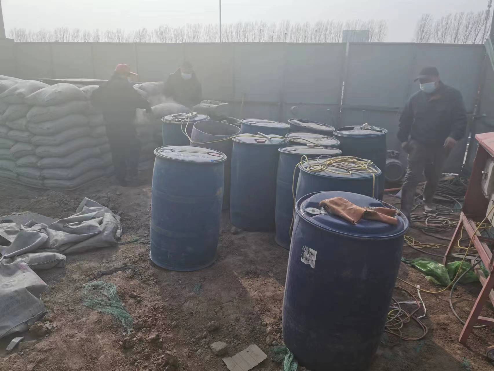 红毛镇水泥注浆